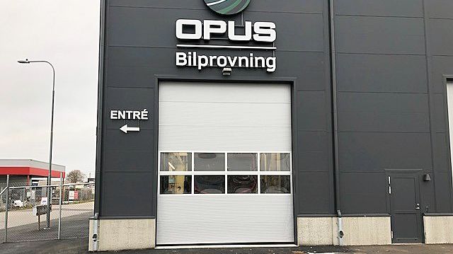 Opus nya besiktningsstation ligger på Företagarevägen 7 i Kalmar.