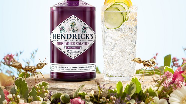 Hendrick’s lanserar gin med smak av midsommar