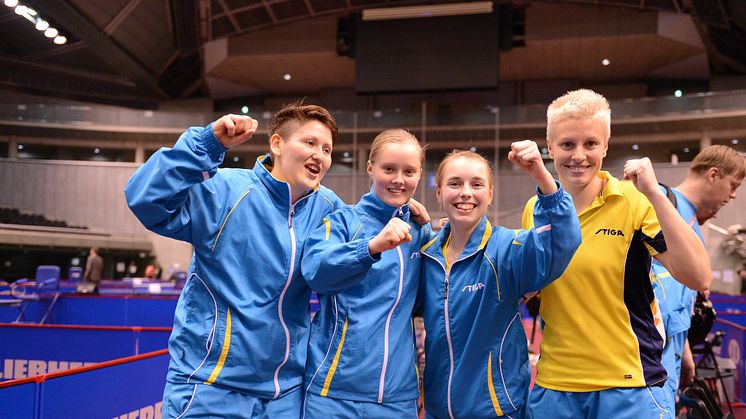 Svenska VM-truppen för damer, Bordtennis