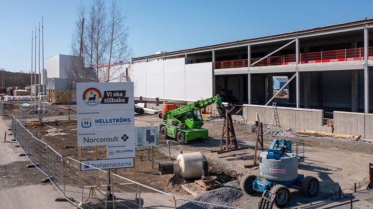 Ytterligare investeringsbeslut om 55 miljoner i Älvsbyn - Polarbröds nya bageri börjar ta form