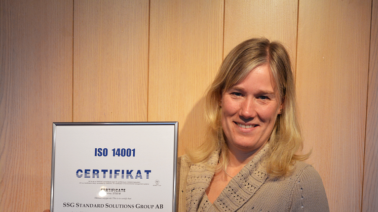 SSG certifierat enligt ISO 14001