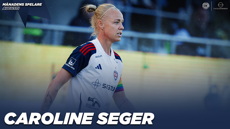 Caroline Seger månadens spelare i augusti