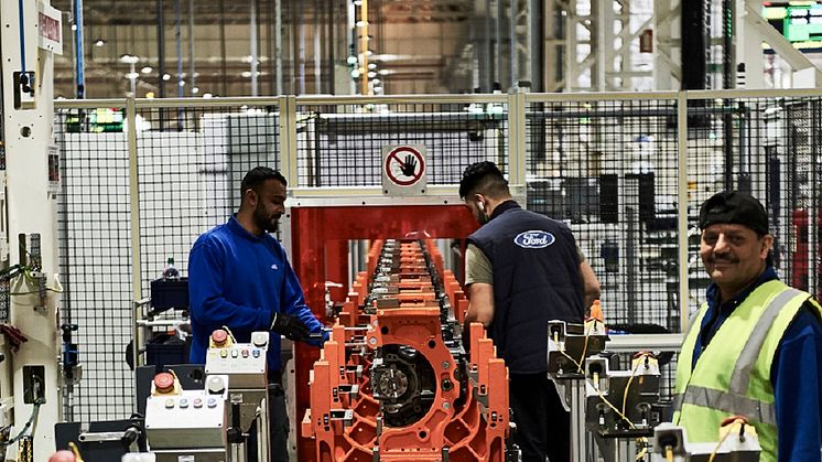 Nová výrobní linka Fordu na vznětové motory sníží spotřebu energie i vody na polovinu