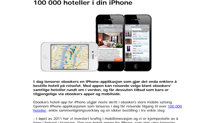 100 000 hoteller i din iPhone