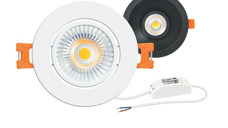 For variabel, effektfull belysning – de nye LED-downlightene fra ESYLUX