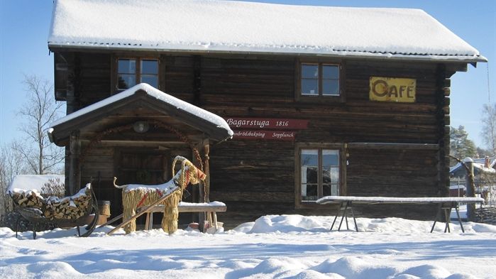 Julhelg i underbar dala-miljö, vintervackra Tällberg och Hotell Klockargården