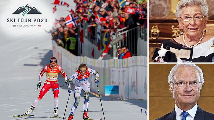 Kung Carl XVI Gustaf och den norska prinsessan Astrid, Fru Ferner, kommer närvara under Ski Tour 2020.