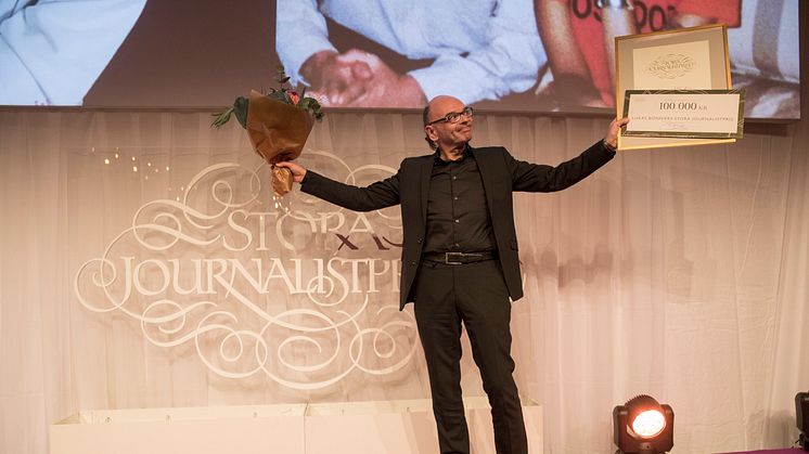 Mats Nileskär, vinnare av Lukas Bonniers Stora Journalistpris