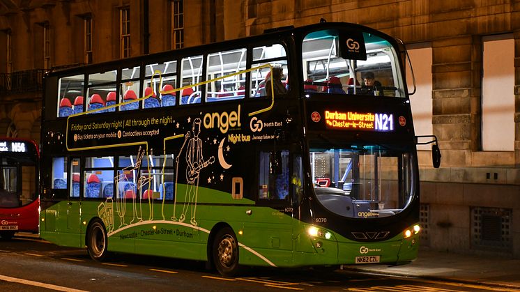 Go North East's N21 night bus service