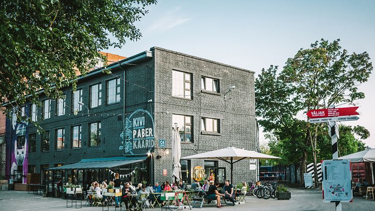 Restaurang Kivi Paber Käärid i Telliskivi Creative City