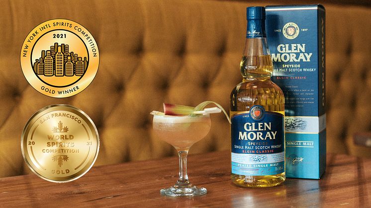 Glen Moray Peated Single Malt vinner GULD i USA!