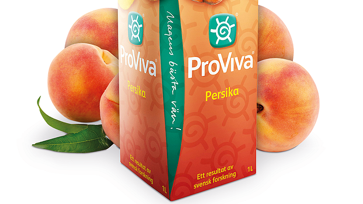 ProViva välkomnar höst och kyla med nya smaken Persika – med samma härligt fylliga konsistens som originalen Blåbär och Nypon 
