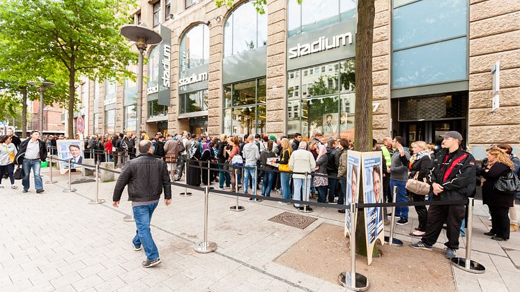 Stadiums första butik utanför Norden invigd