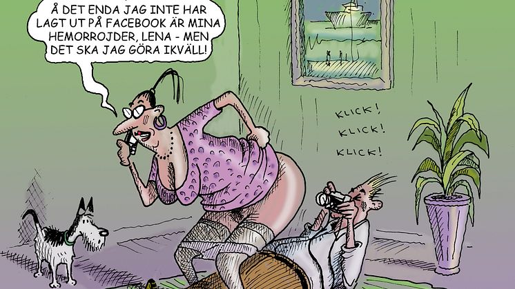 Satiriker Hans Lindström till Landskrona museum 