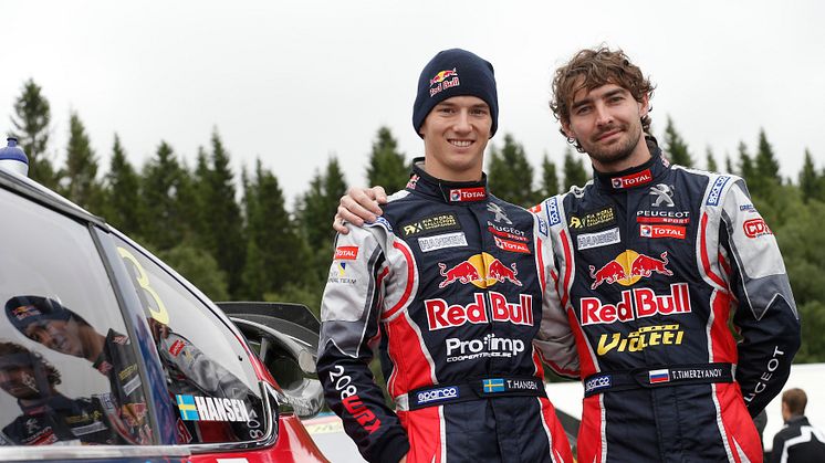 Teamförarna: Timmy Hansen och Timur Timerzyanov.