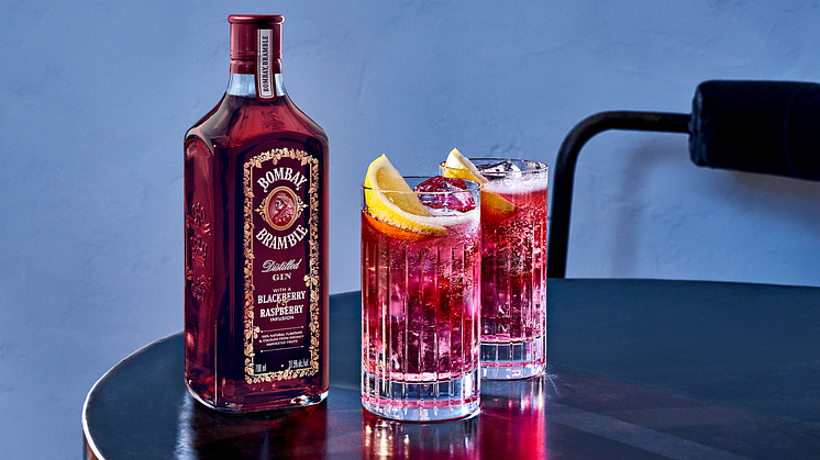 Bombay Bramble, a bold new gin bursting with 100% flavour from blackberries and raspberries