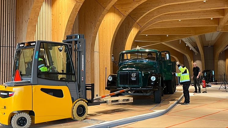The vehicles from the Volvo Museum are getting a new home