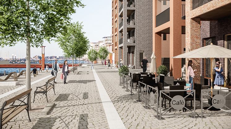 Midroc utvecklar 155 bostäder i centrala Helsingborg, varav 107 blir bostadsrätter.  