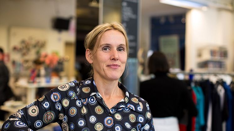 Caroline Andermatt, VD på Myrorna och på plats 67 bland "Handelns 100 mäktigaste"