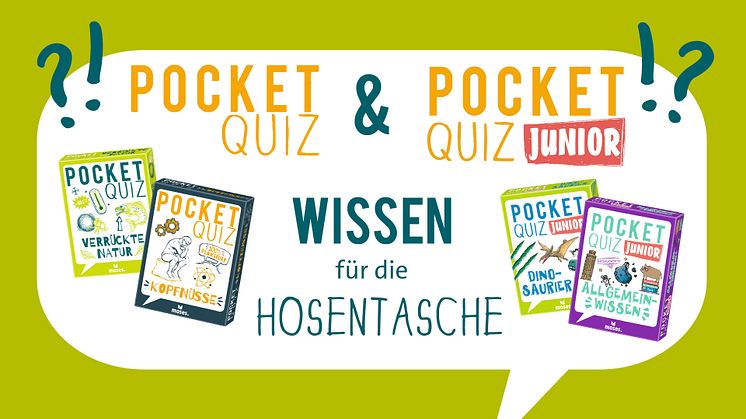 Wissen für die Hosentasche: Pocket Quiz und Pocket Quiz Junior