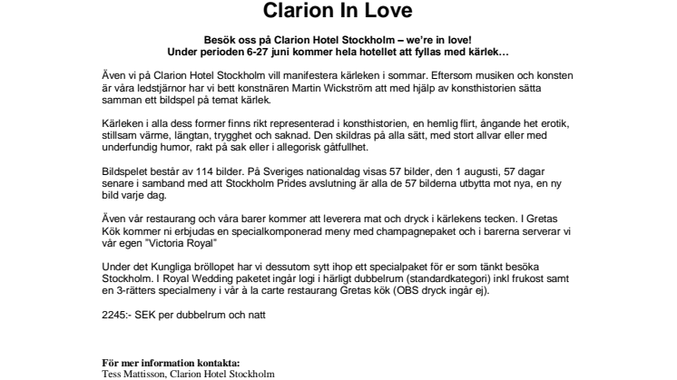 Clarion In Love