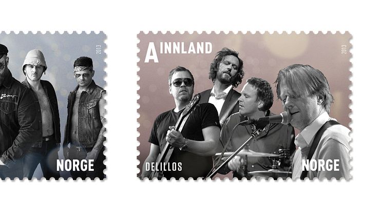 Gir ut frimerker med norske band