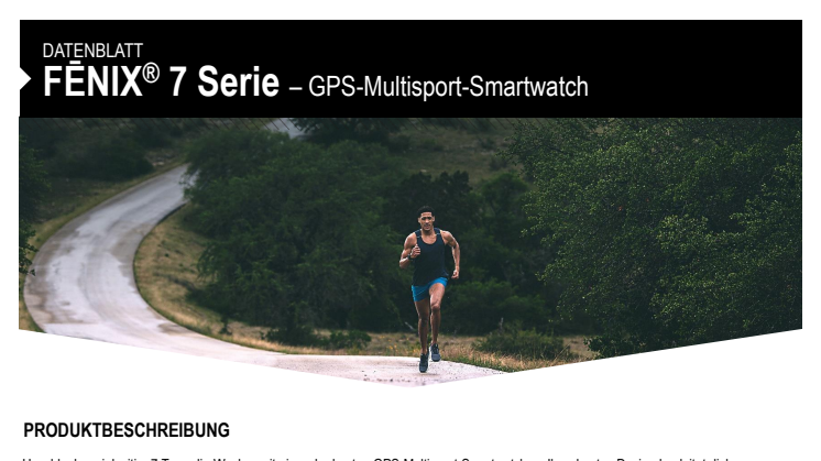 Garmin Datenblatt fēnix 7 UH