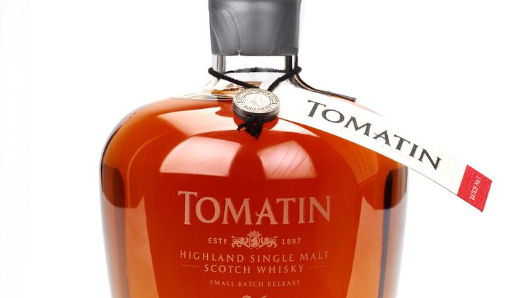 Tolv flaskor Tomatin whisky till Sverige 