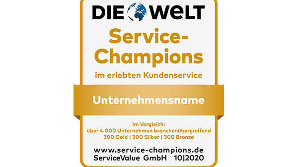 Zehn Jahre Service-Champions: Die Jubiläums-Sieger