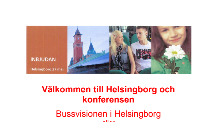 Välkommen till Helsingborg och konferensen