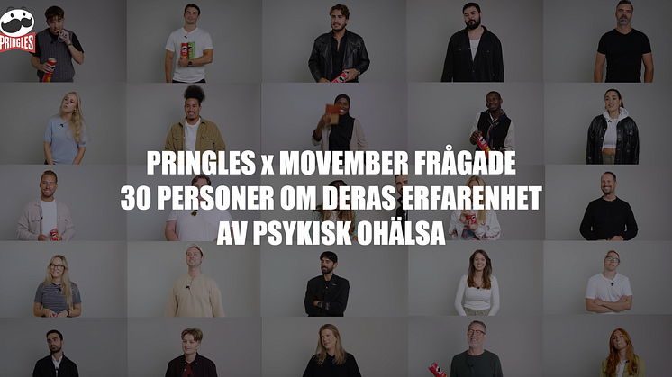 Pringles partnar upp med Movember i kampanjvideo som uppmärksammar mäns psykiska ohälsa 
