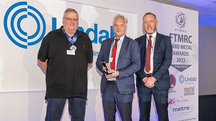 Hutchison Metal Roofing, Winners of the FTMRC Hard Metals Awards 2023, Best Project up to £35K, sponsored by Lindab