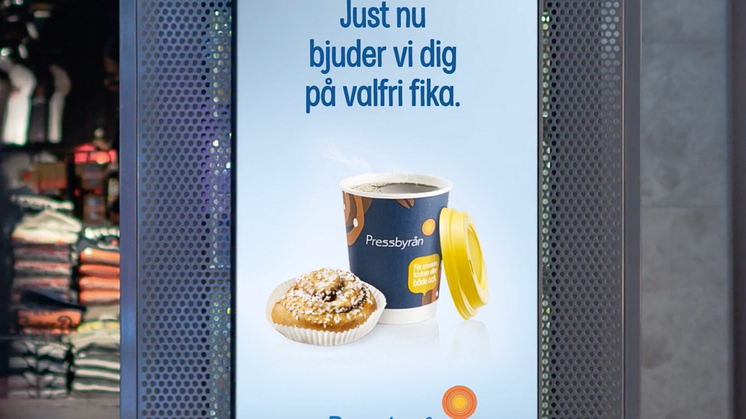 Pressbyrån var snabba med byta innehåll på sina digitala ytor och hylla hjältarna inom vården