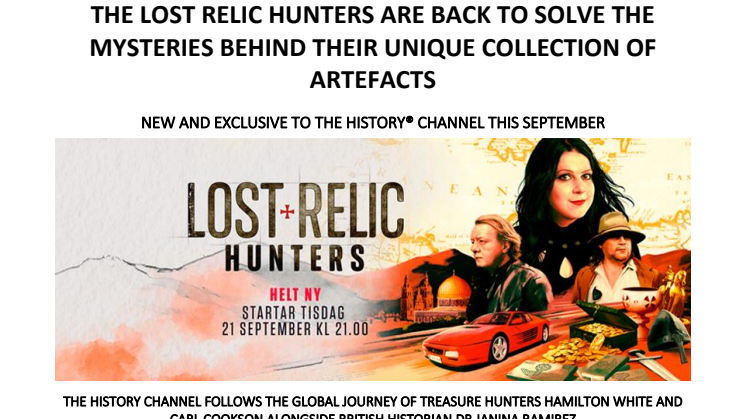 LOST RELIC HUNTERS RETURN TO THE HISTORY CHANNEL_SVE_PRESSMEDDELANDE.pdf