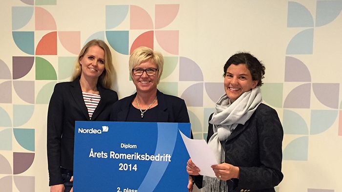 Alma Norge AS kåret til 2. plass av Årets Romeriksbedrift 2014