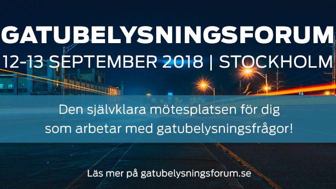 DEFA gästar Gatubelysningsforum