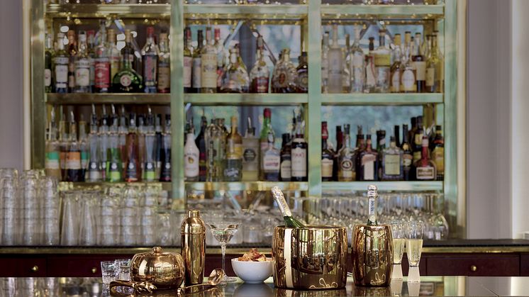 Sorgt nicht nur für kühle und gut gemixte Getränke, sondern ist auch ein echter Eyecatcher für jede Bar: die Kollektion Sambonet Bar Selection in Cognac. 