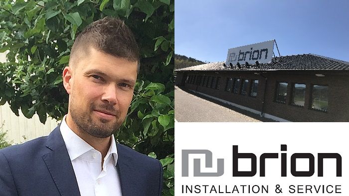 Brion Installation & Service Ledningsstrukturen på plats