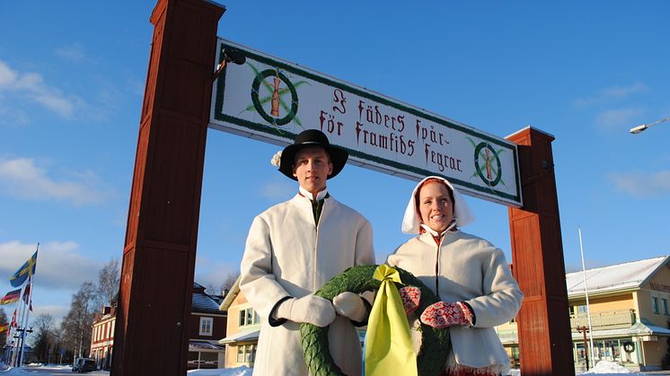 Kransmas och kranskulla i Vasaloppet 2011