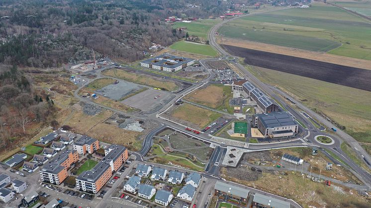 Pågående byggnation i Björkris etapp 2