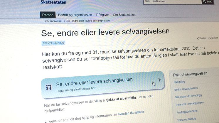 Mange sjekker aldri selvangivelsen