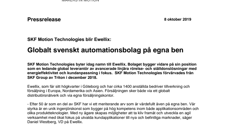 Swedish version of press release
