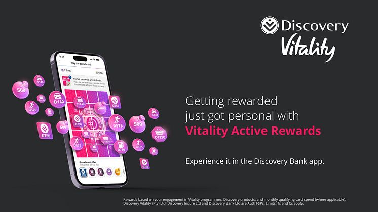 Vitality members can earn thousands more Discovery Miles every week on a new personalised Vitality Active Rewards gameboard with new, richer rewards tiles.