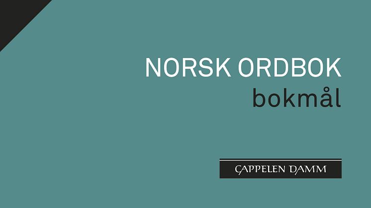 Norsk ordbok – bokmål