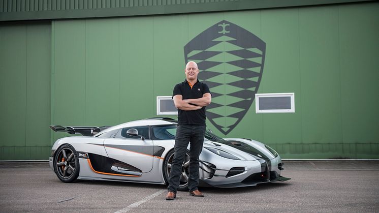 Christian von Koenigsegg and supercar One:1