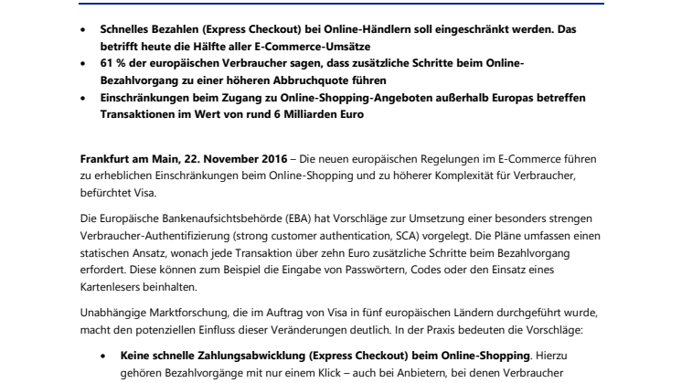 Neue europäische Pläne erschweren Online-Shopping und bauen Hürden für Verbraucher auf