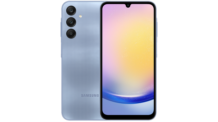 SM-A256B_Galaxy A25 5G_Blue_Front