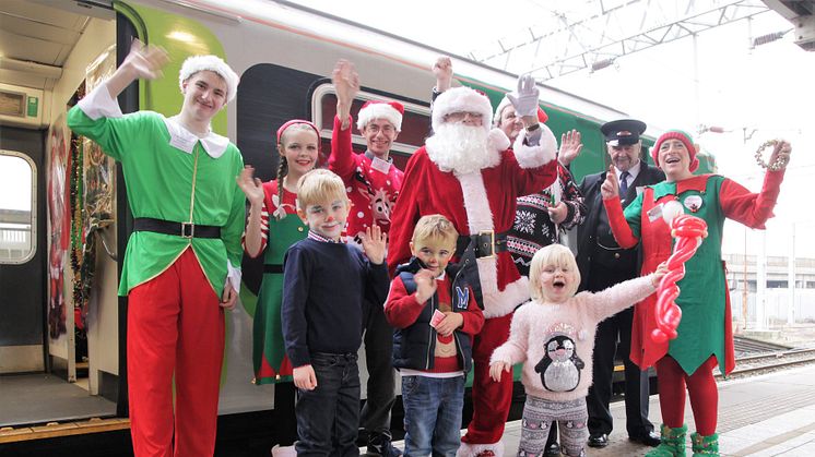 Families invited to join Santa’s festive train on the Marston Vale Line