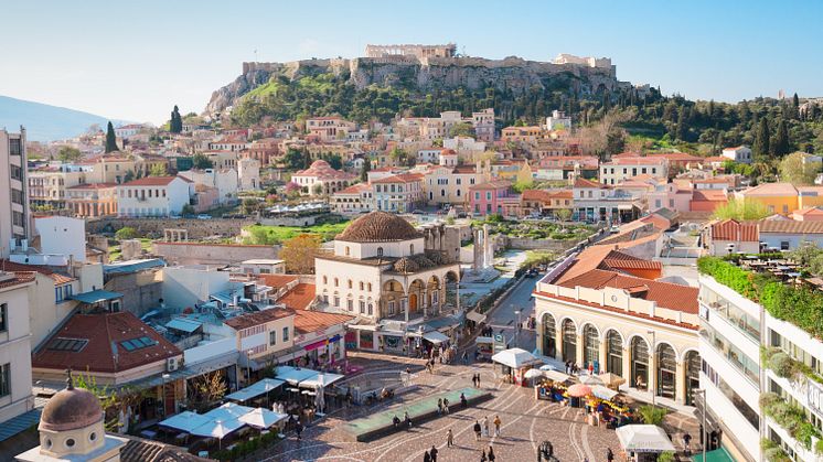 New non-stop service from Stockholm to Athens, the capital of Greece 