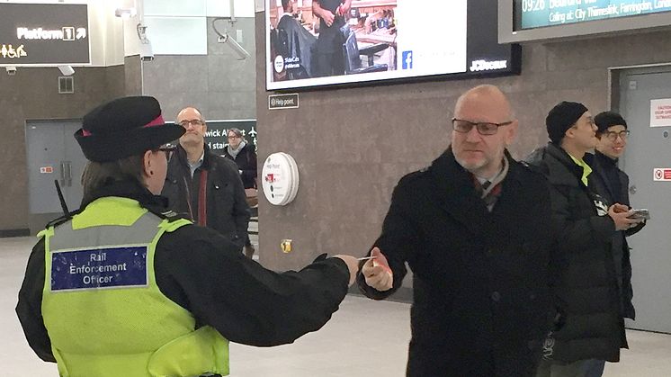 Meeting passengers at Blackfriars